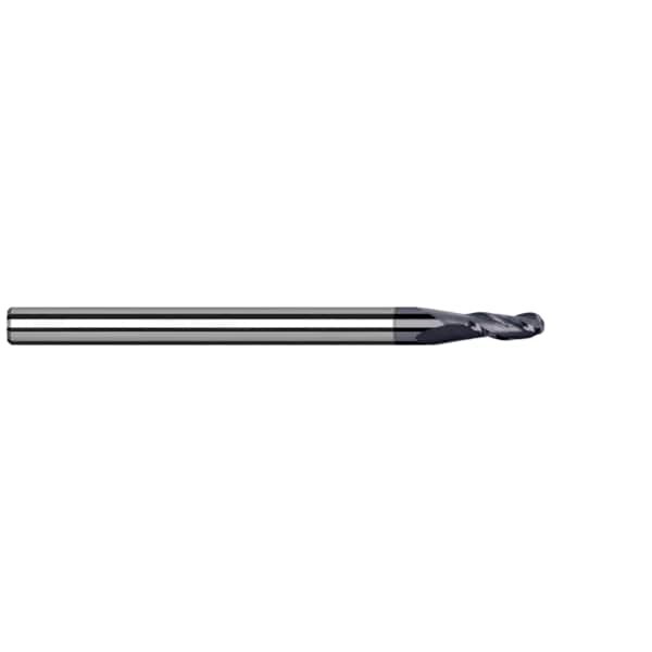End Mill for Free Machining Steels - Ball, 0.0930" (3/32)